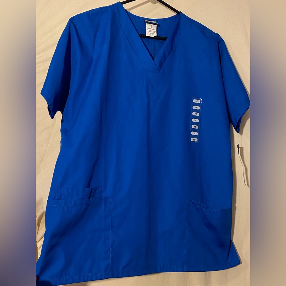 🆕️ Cherokee Scrub Top | Unisex | Medium | Royal Blue | New!
